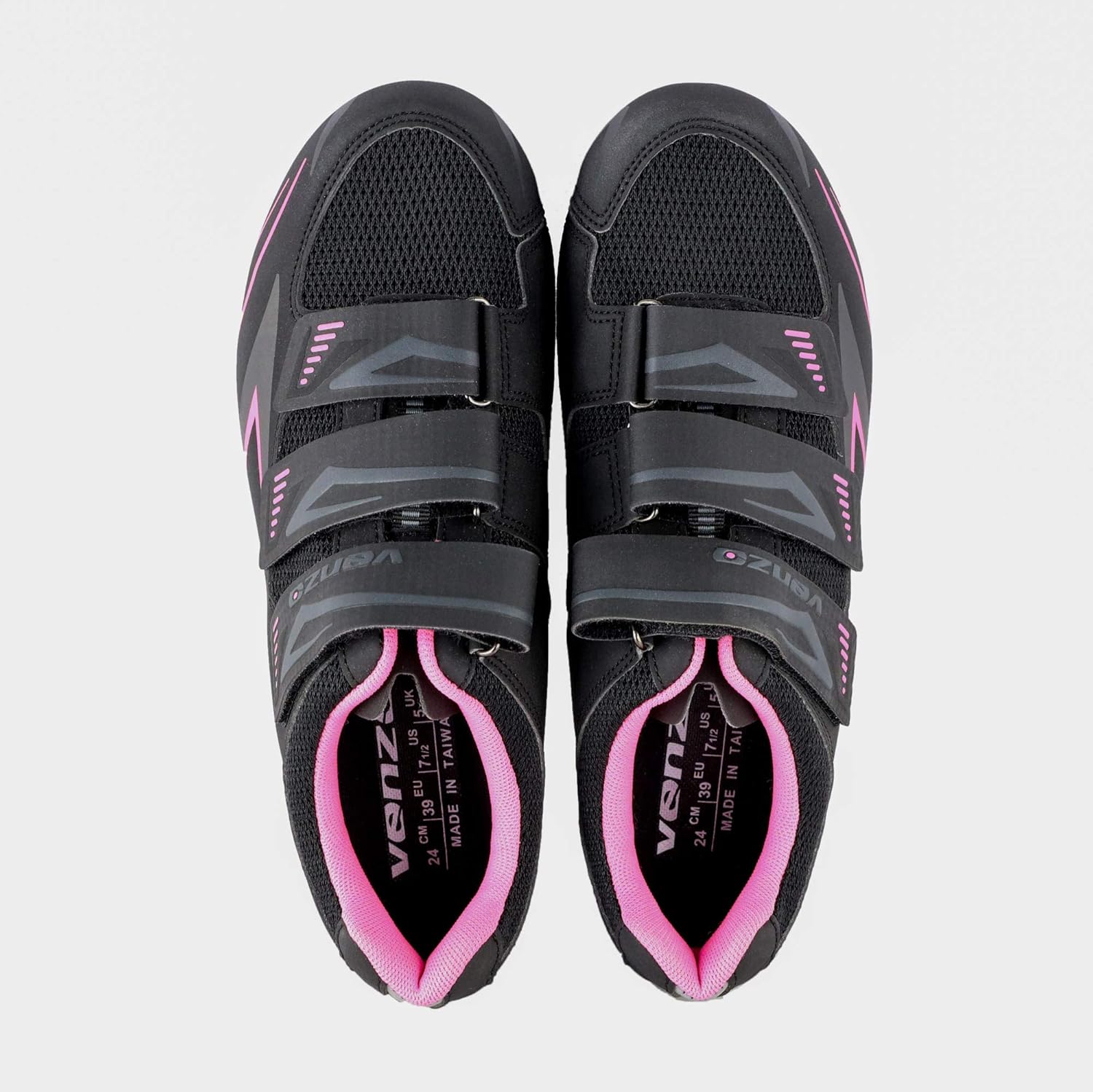 Venzo Bike Bicycle Women's Ladies Cycling Riding Shoes - Compatible with Peloton Shimano SPD & Look ARC Delta - Perfect for Indoor Spin Road Racing Indoor Exercise Bikes - with Delta Cleats: Sports & Outdoors