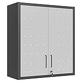 BIZOEIRON Garage Wall Mounted Storage Cabinet with