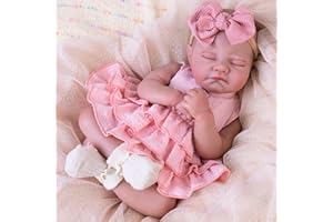 Aori Reborn Baby Dolls Realistic - Lifelike 20 Inches Newborn Baby Doll Girls with Poseable Limbs and Feeding Kit Included, Nice Gift for Kids 3+