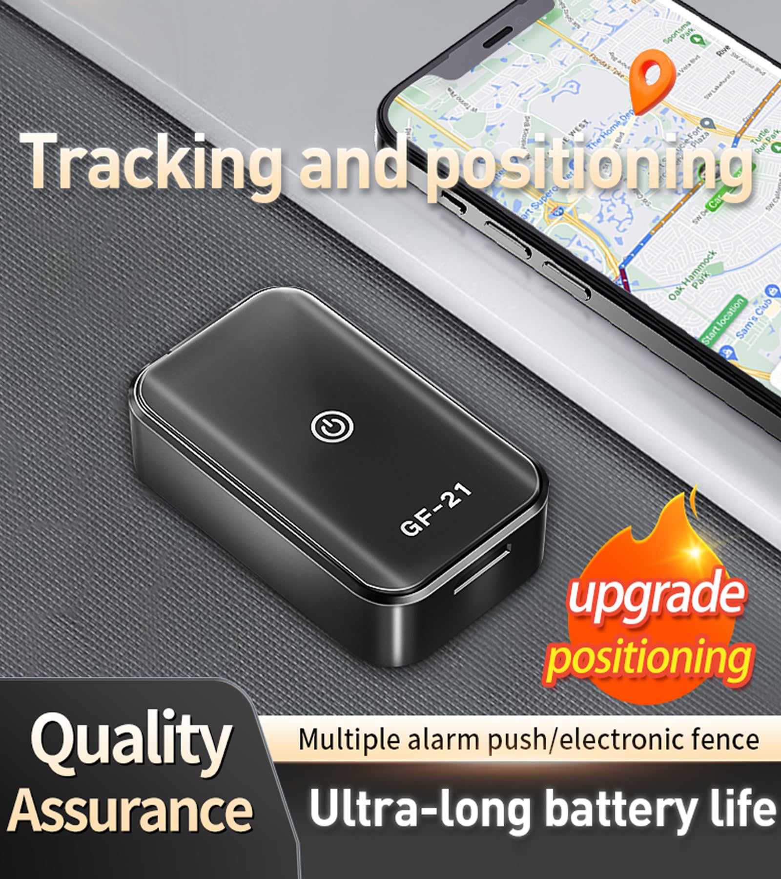 GPS Tracker for Vehicles, Cars & Motorcycles - No Monthly Fee/Subscription | Real-Time Tracking with Magnetic Waterproof Case | Worldwide Coverage via GSM SIM Card, Anti-Theft Alerts