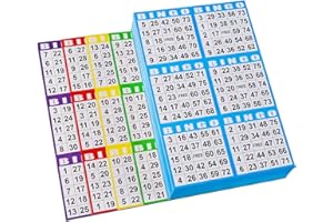 SEETOOOGAMES Bingo Paper Cards Bulk- 6 card-100 Books of 5 Sheets for Large Groups