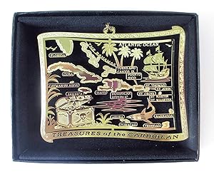 Caribbean Islands Christmas ORNAMENT Cayman St Thomas Croix Martin Curacao Trinadad Haiti Aruba Jamaica Turks & Caicos Puerto Rico Dominican Republic Aruba