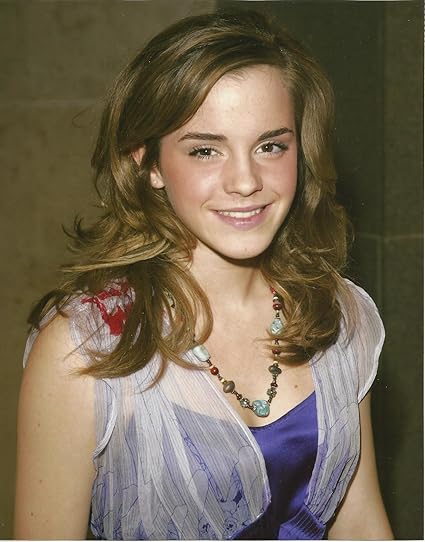 Harry Potter Emma Watson Hermione Granger Candid Purple