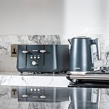 Salter Marino Kettle and Toaster Set 1.7L 3kW 4-Slice Blue Grey view 6