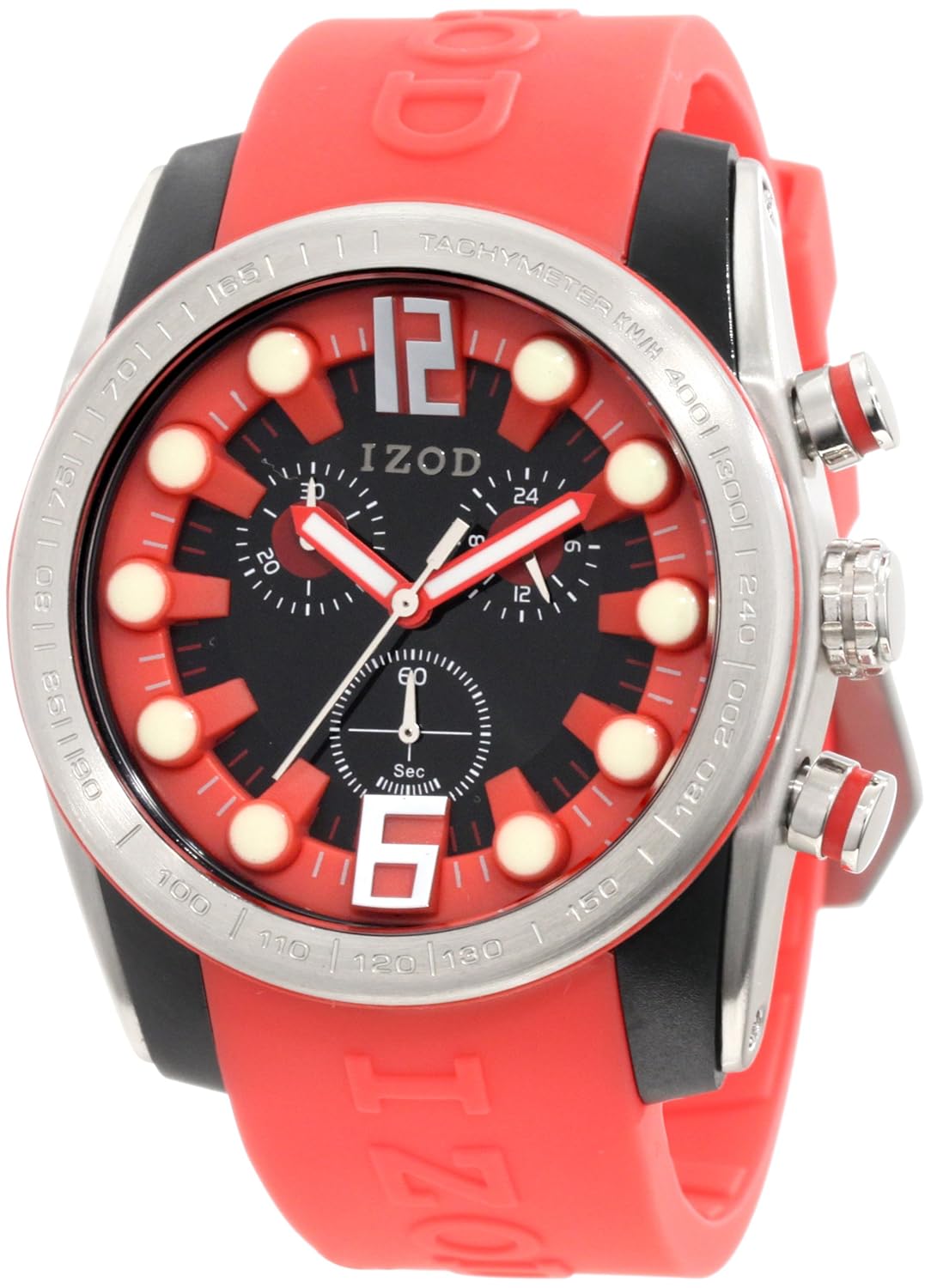 IZOD Men's IZS2/8 RED Sport Quartz Chronograph Watch Izod