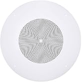 JBL Professional CSS8008 Commercial Series Round Ceiling Speaker, 8&rdquo;. 5-Watt Multi-Tap Transformer for 100V, 70V and 25V Distributed Lines. Single Speaker. White and Paintable