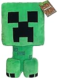 Jay Franco Minecraft Plush Stuffed Creeper Pillow Buddy - Super Soft Polyester Microfiber, Measures 16 inches x 8 inches (Official Minecraft Product)