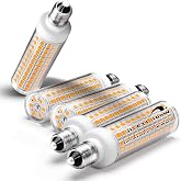 ALIDE E11 Led Bulbs,JDE11 120V 100W Bulbs Equiva Dimmable,Warm White 2700k | T3 T4 Mini Base JD E11 Candelabra Bulb, 10W 1000LM E11 for Chandeliers,Candelabra,Ceiling Fan, Table Lamps,5Pack