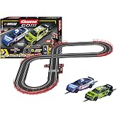 Carrera GO NASCAR Watkins Glen Slot Car Race Track Set &ndash; Larson &amp; Byron | Official NASCAR toys racing set. Features 11.8-ft track, lap counter, junction track, Drivers Larson #5 &amp; Byron #24