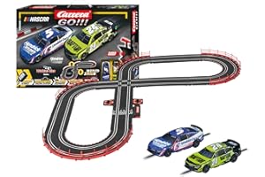 Carrera GO Electric Powered Slot Car Racing Kids Toy Race Track Set 1:43 Scale, NASCAR Watkins Glen Duel ASIN