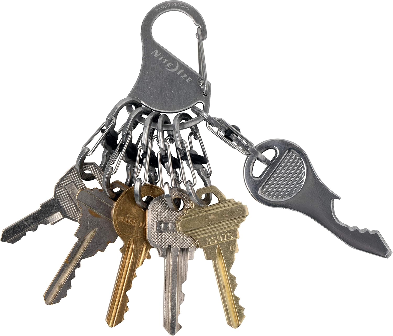 Nite Ize DoohicKey QuicKey Key Tool DoohicKey QuicKey Key Tool - Steel, N/A - Image 3
