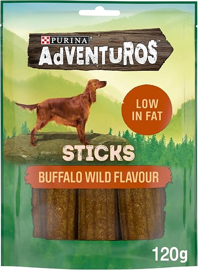 Buffalo Sticks Dog Treats 120g Pack of 6