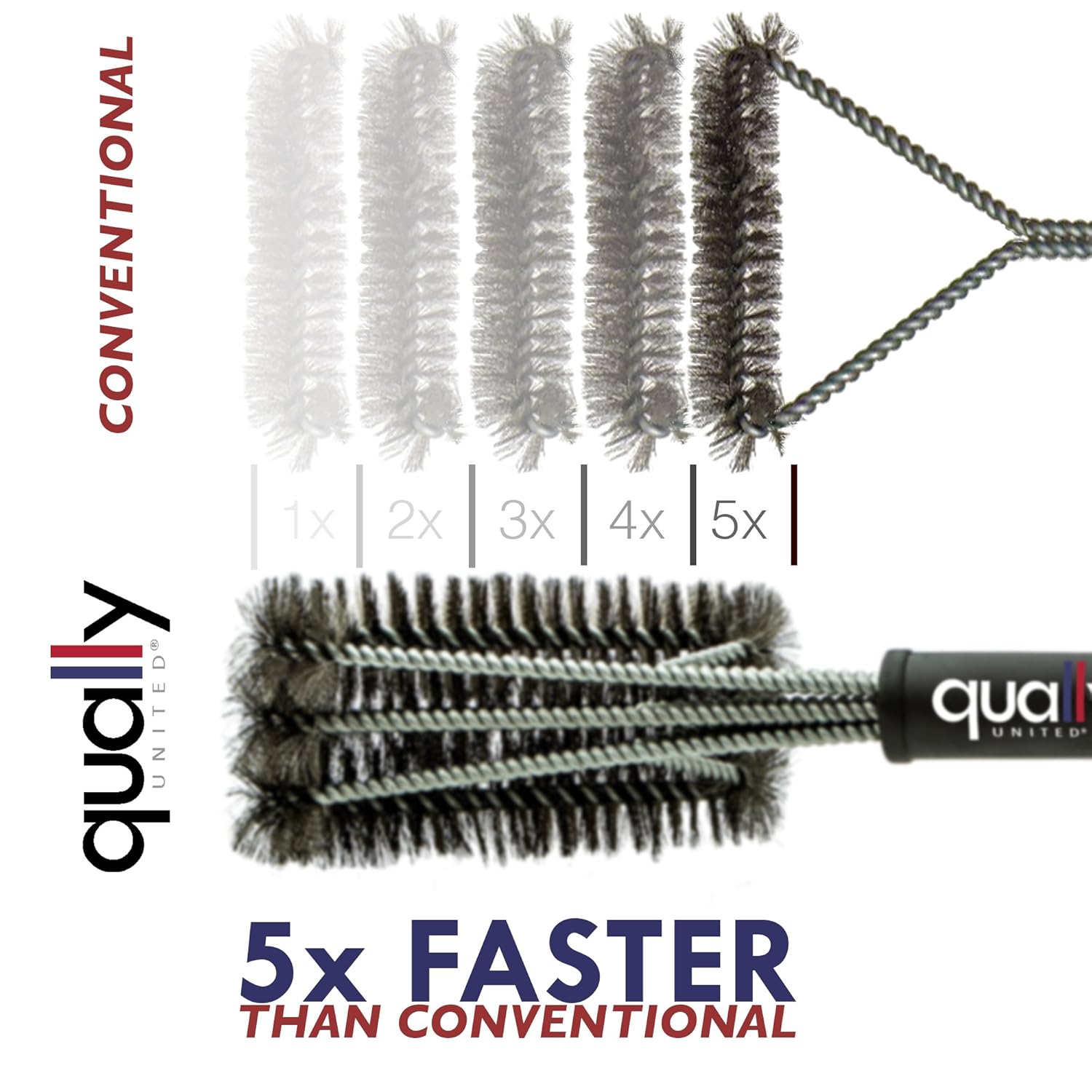 Amazon.com : Qually United - a Must Have 18" Best BBQ Grill Brush ...