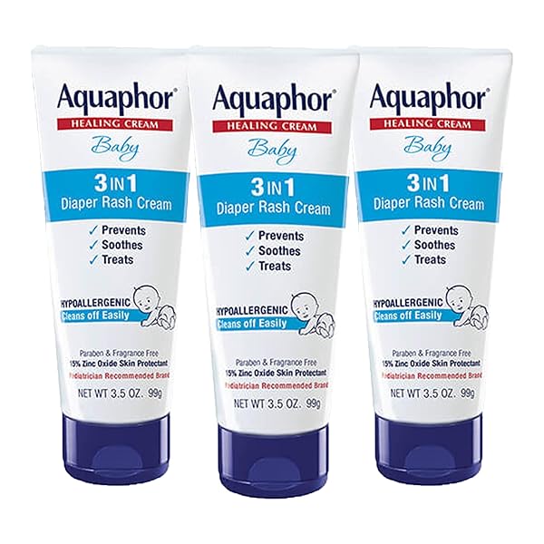 AQUAPHOR BABY DIAPER RASH CREAM, 3-IN-1 DIAPER RASH...