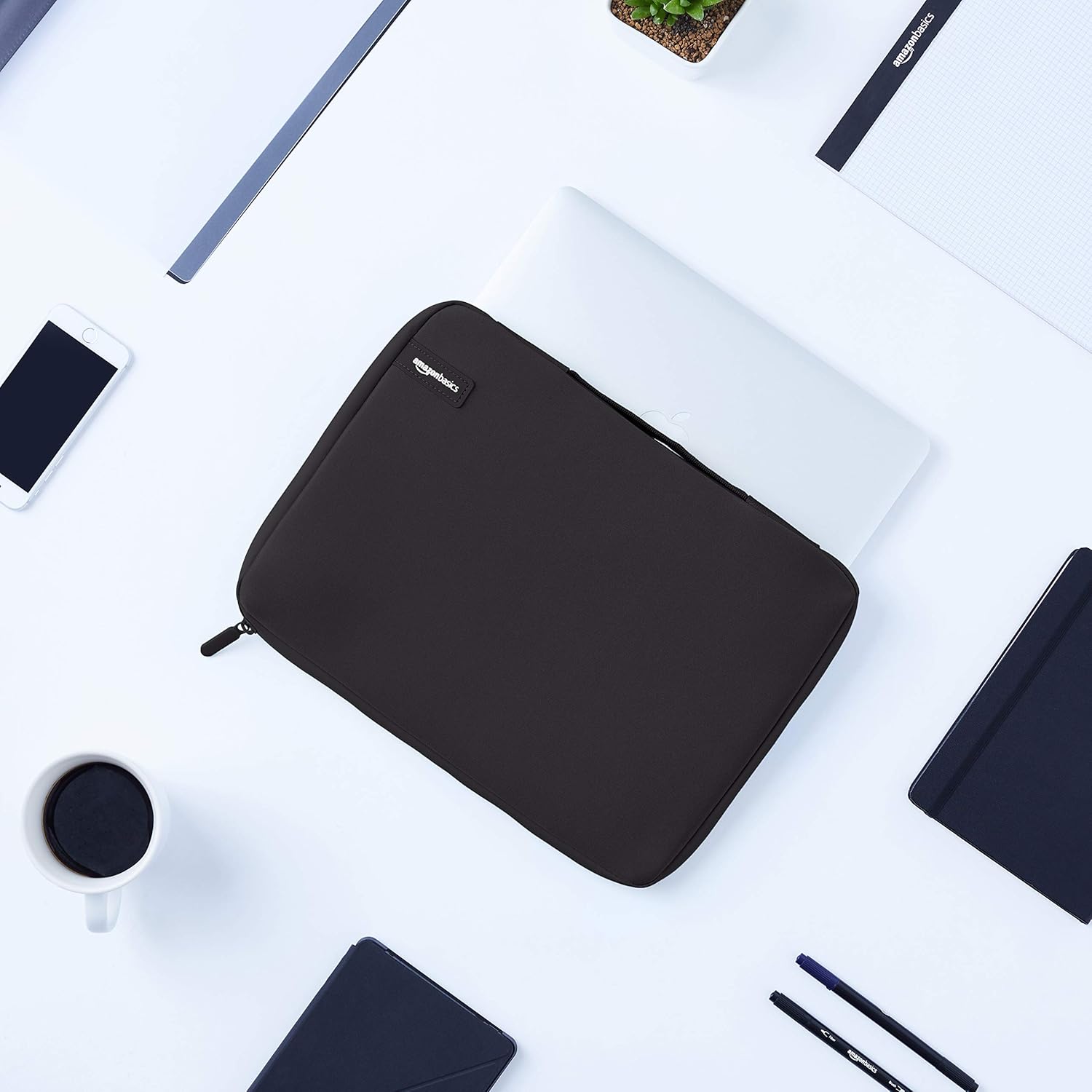  Basics 13.3" Professional Laptop Case Sleeve Bag (With Retractable Handle) - Black: Computers & Accessories