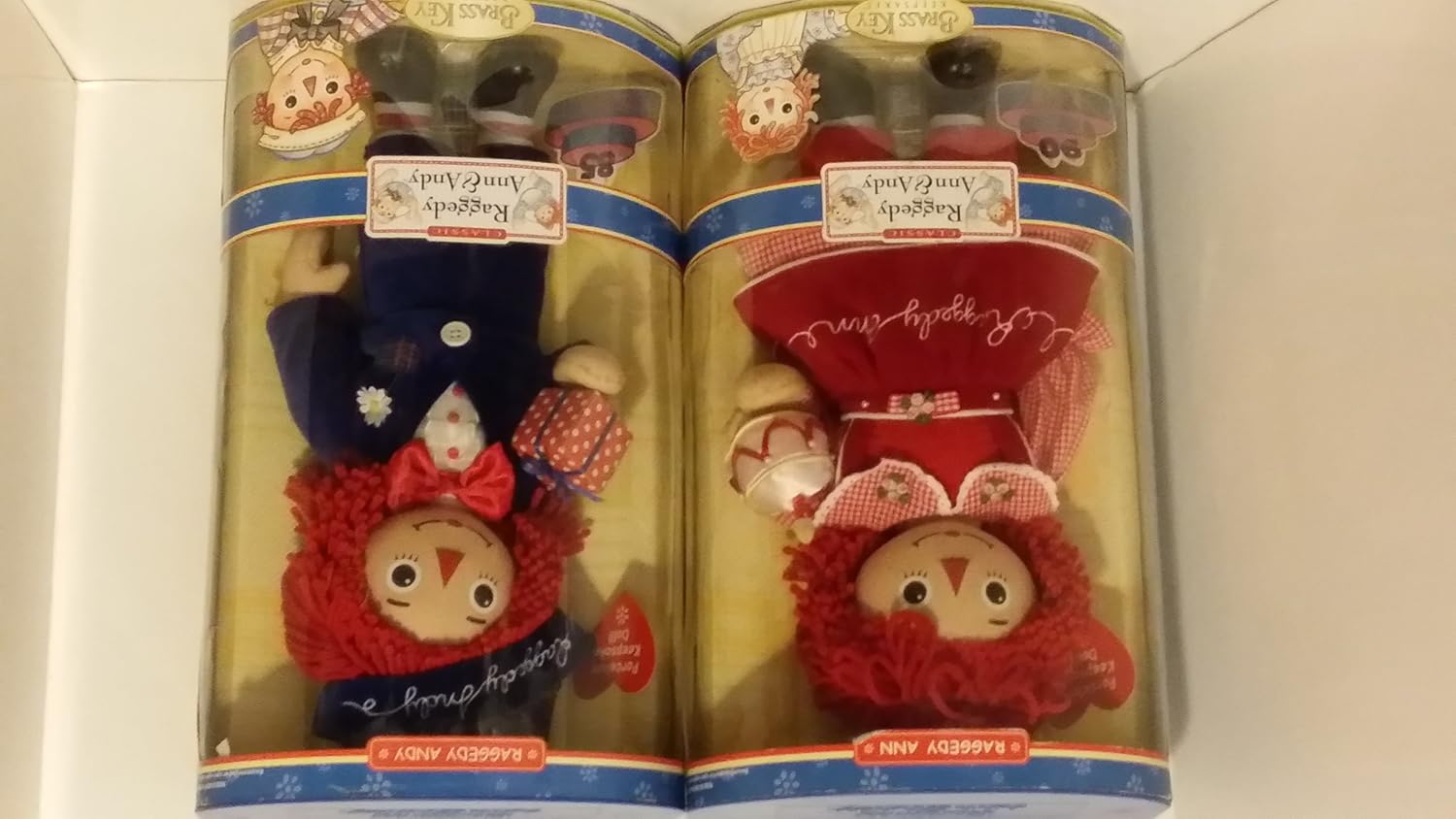 raggedy ann and andy ceramic dolls