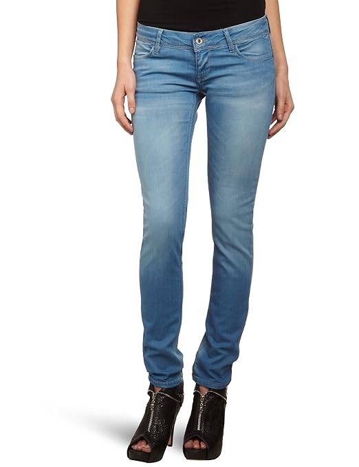 Meltin' Pot Damen Jeans Monie D1503-UB399 Skinny/Slim Fit (Röhre) Normaler Bund