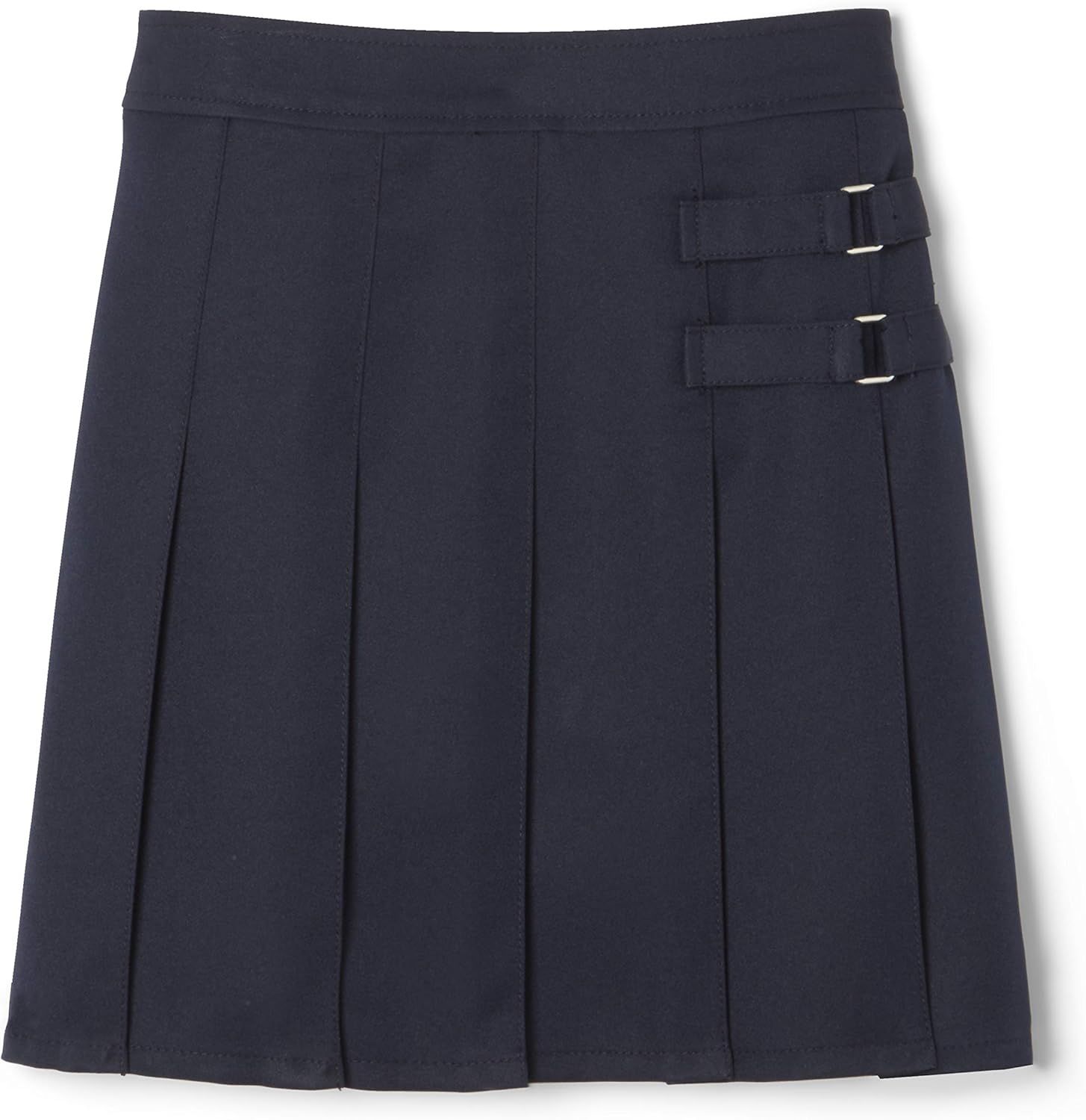 French Toast Girls' Two-Tab Pleated Scooter Skirt: Clothing