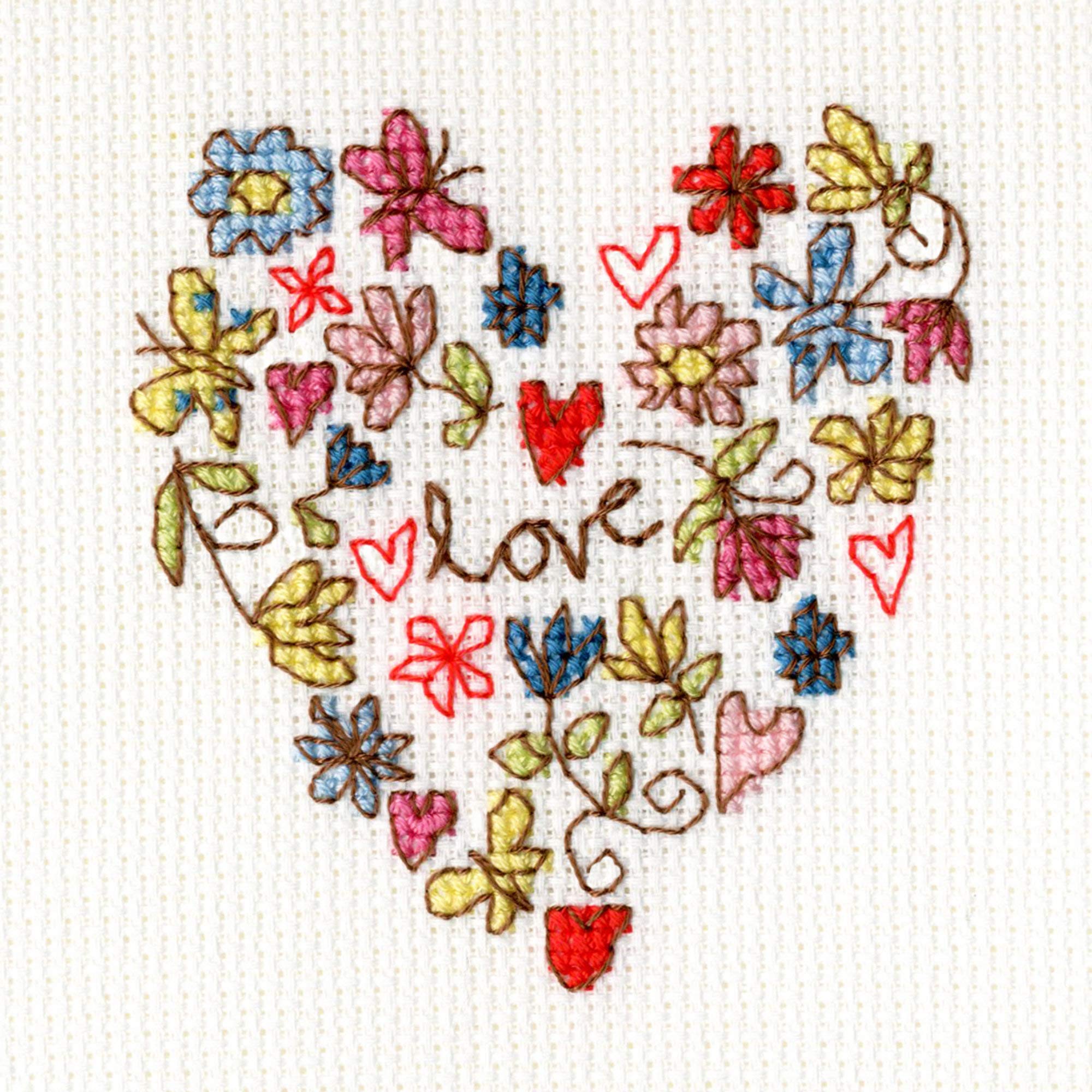 Bothy Threads Cross Stitch Kit - Greeing Card - Sweet Heart Card