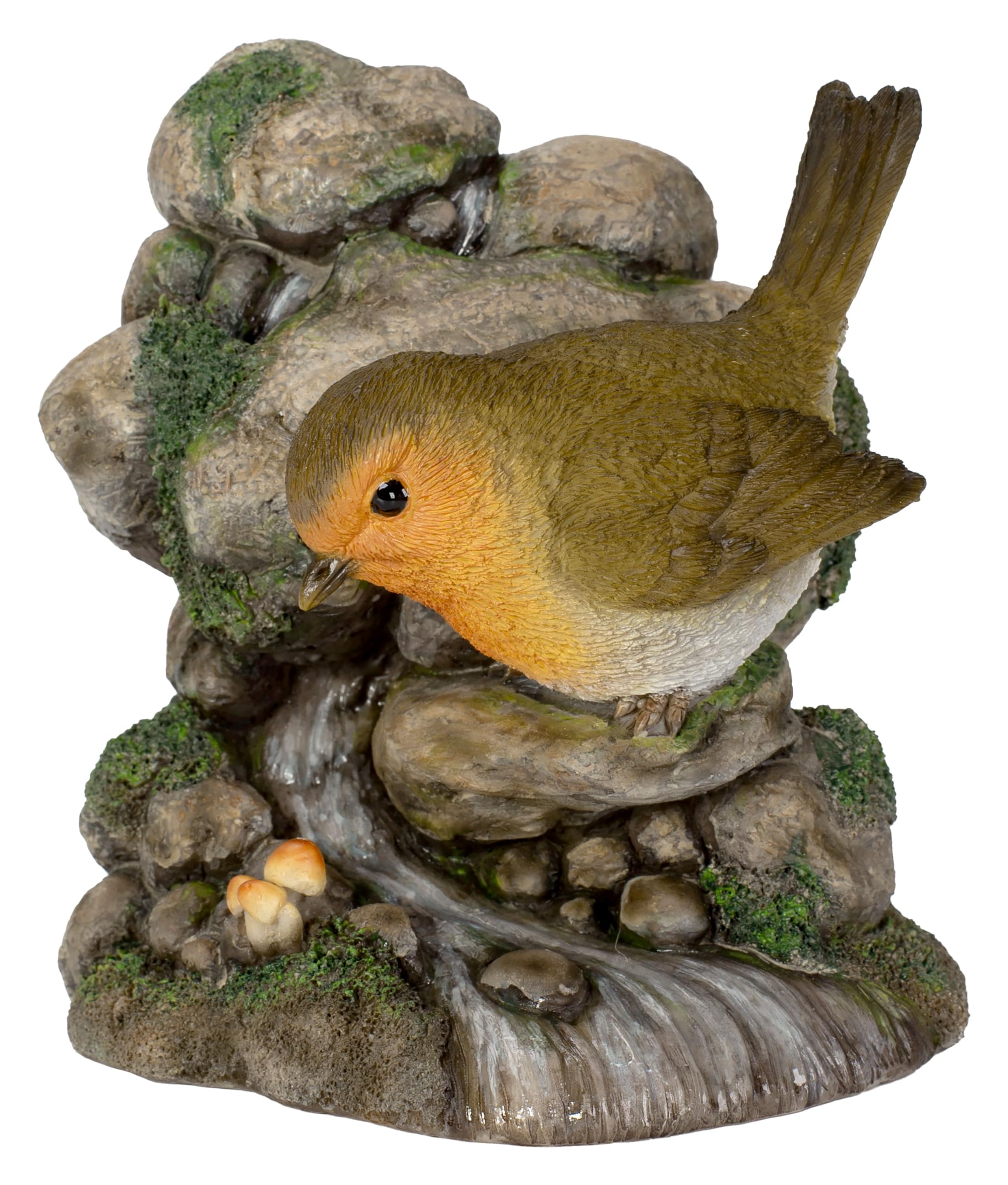 Vivid Arts - Robin on Waterfall - BG-RB12-F