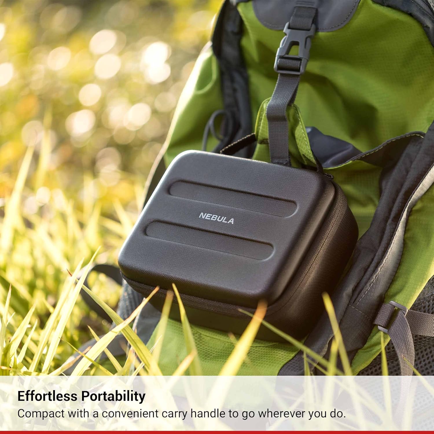 Anker Nebula Capsule Official Travel Case for Nebula Capsule Pocket Projector,Polyurethane Leather, Soft Ethylene-Vinyl Acetate Material, and Splash-Resistance Premium Protection Projector Carry Case: Electronics