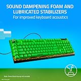 Razer BlackWidow V4 X Minecraft Edition Mechanical Keyboard Chroma RGB Green view 8