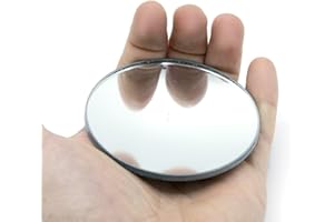 EISCO Concave Mirror - 3" Dia., 75mm Focal Length - 3mm Thick - Glass