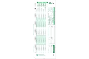 PRECISION DATA PRODUCTS 882-E Compatible Test Forms, PDP-100 Question Exam Sheet (Package of 100 Forms)