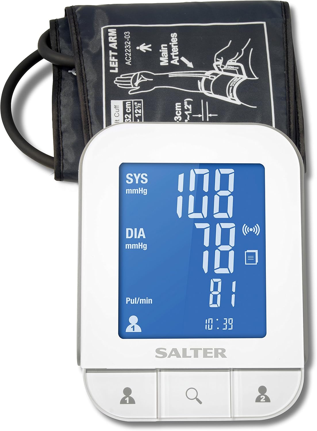 Salter Premium Automatic Arm Blood Pressure Monitor BigaMart