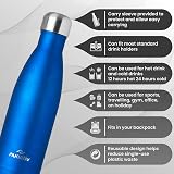Nuactiv 500ml Stainless Steel Water Bottle Vacuum Insulated Leakproof view 4