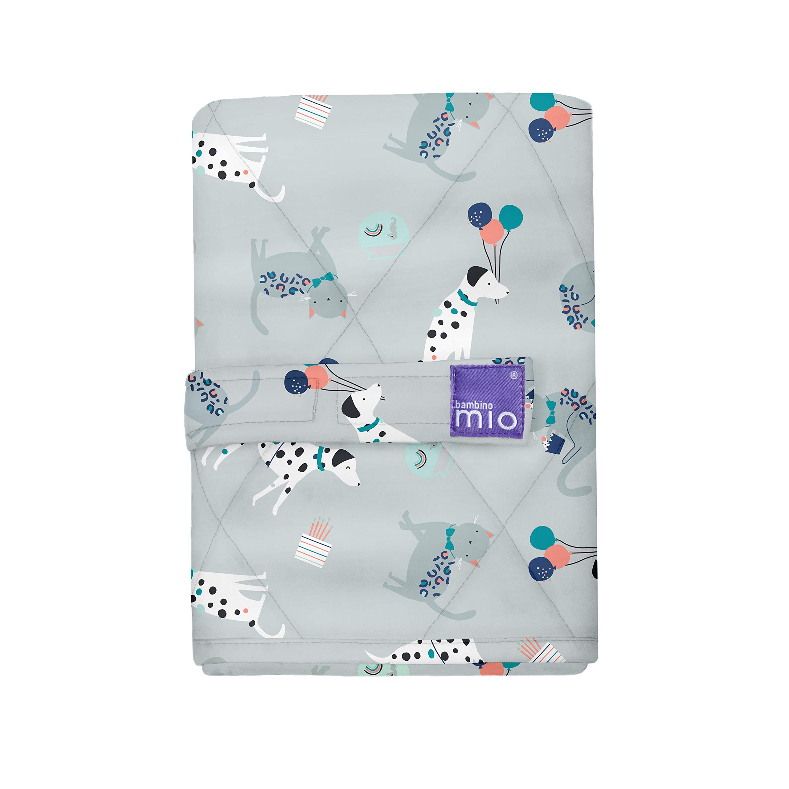 Bambino Mio, On the Move Changing Mat - Lightweight, Foldable and Portable Nappy Changing Mat, Pet Party