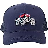 Kids Trucker Hat Mesh Back Toddler Baseball Hat Cap for Boys 2-8 Years Black