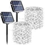 Joomer Solar Fairy Lights, 2-Pack Total 80FT 240LED