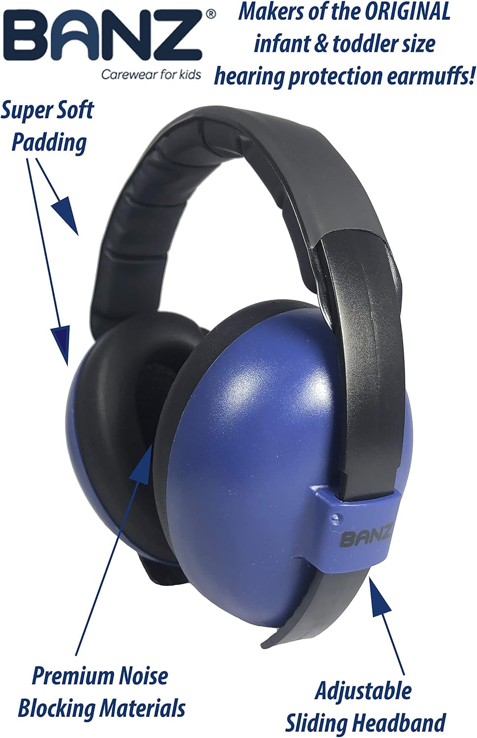 Banz Baby Ear Defenders, Noise Cancelling Baby Headphones for 3-36 Months, NRR 21dB - Image 3