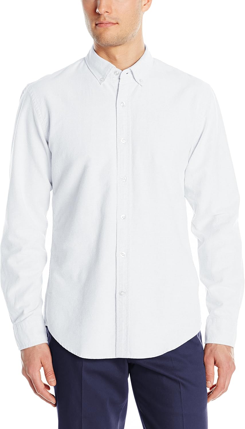  Brand - Goodthreads Men's "The Perfect Oxford Shirt" Standard-Fit Long-Sleeve Solid: Clothing