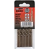 TTP HARDDrills 3/16 Drill bit - Cobalt Hardened bits for Drilling Hard Steel & Stainless, Heavy Duty Universal Drills for Cutting Tough Metal, Professional jobber Industrial 135 Degree Point inch