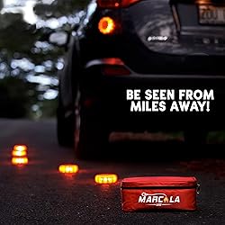 Marcala LED Road Flares 6-Pack | Roadside Safety