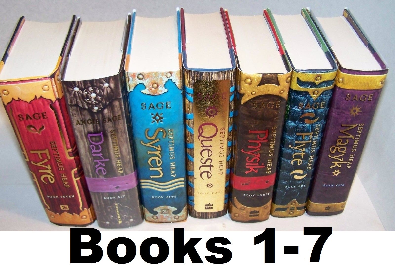 Septimus Heap Series Set Book 1 7 Angie Sage Amazon Com Books