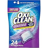 OxiClean Odor Blasters Odor and Stain Remover Laundry Power Paks, 24 Ct | Eliminates Tough Odors, Remove Stains, Oxygen-Powered Cleaning, Color Safe, Chlorine Free
