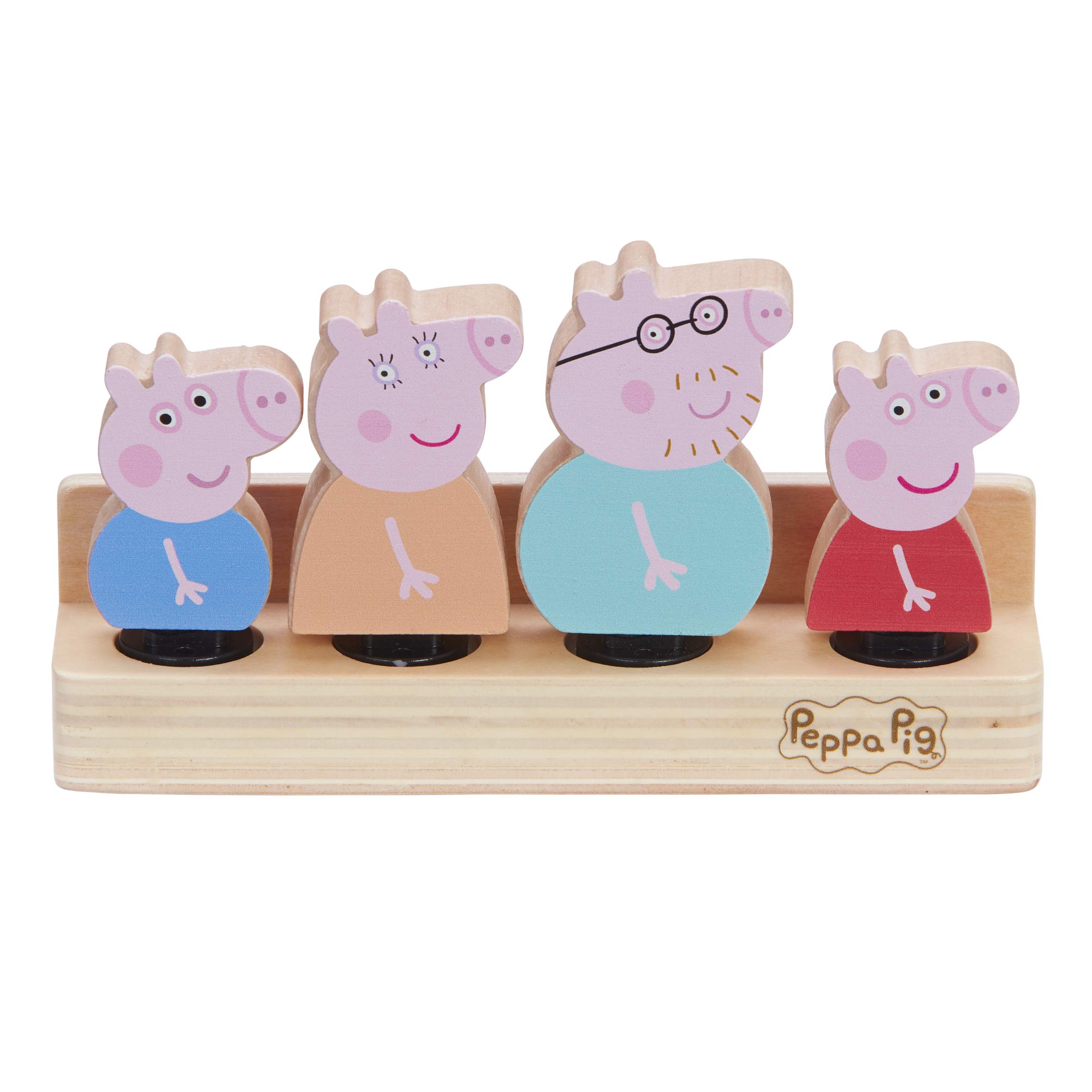 Peppa Pig Wooden Family Figures