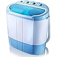 Pyle Portable 2-in-1 Washing Machine&Spin-Dryer-Convenient Top-Loading Easy Access,Energy&Water Efficient Design,Ideal for Smaller Loads-No Special Parts or Plumbing Required-2 FT Drainage Hose