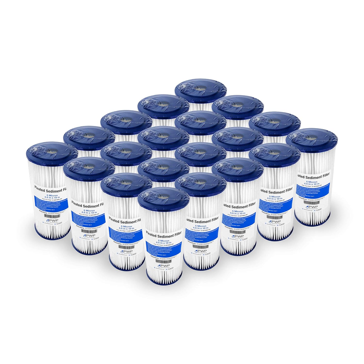 The 10 Best 20 Pack Pwp 5 Micron 10 X 45 Sediment Water Filter Cartridge