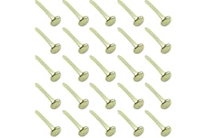 Clipco Paper Fasteners Large 1-Inch Brass Plated (100-Pack)