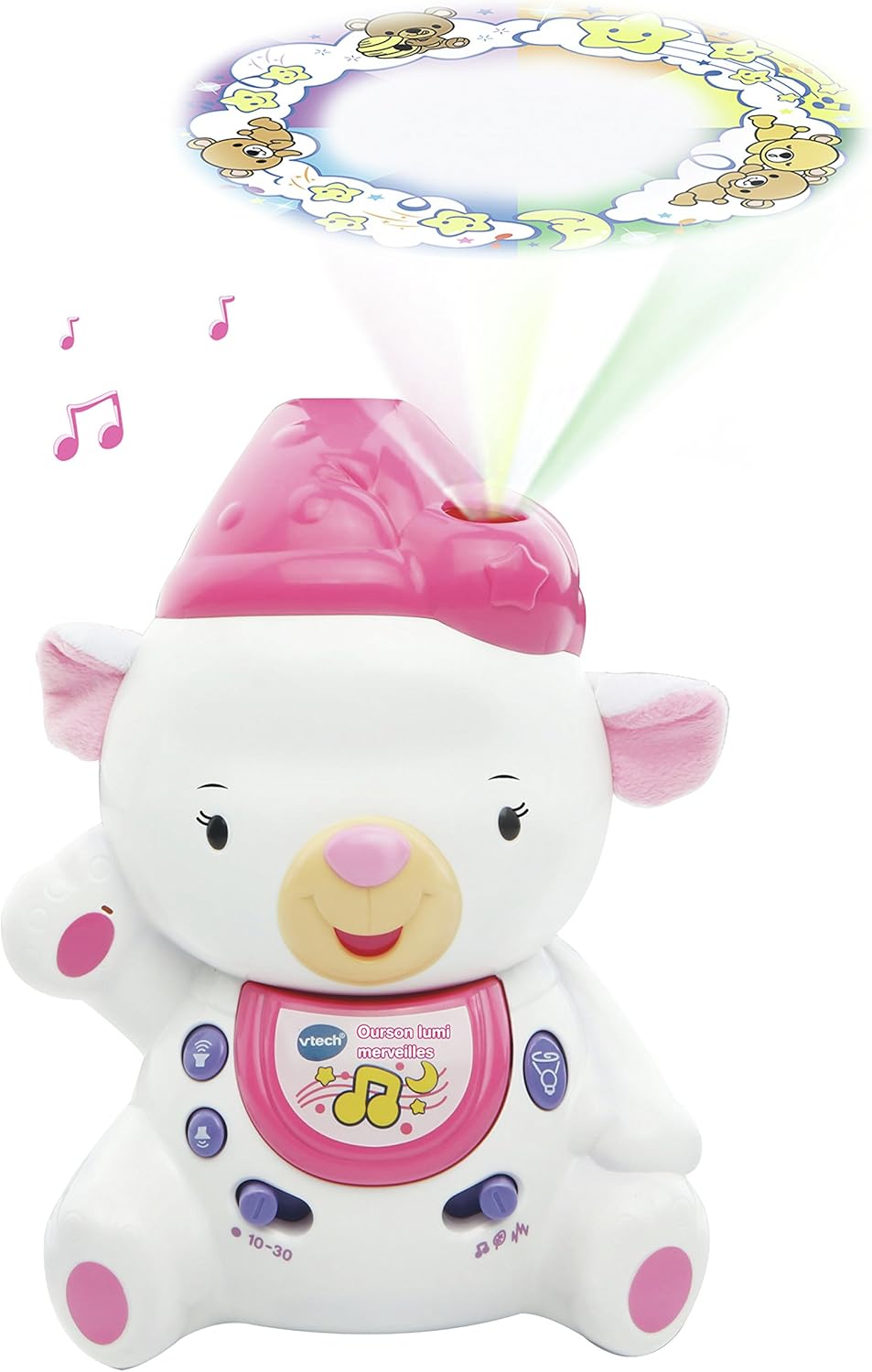 Vtech Rose Ourson Lumi Merveilles Jouets Musicaux Bebe Puericulture