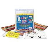 Wikki Stix Bilingual Assorted Fun Favors, Pack of 50 &ndash; English/French Mini Play Paks with 8 Activity Sheet, Classroom Rewards, Party Favors, Travel Toys, Made in USA