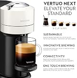 Nespresso Vertuo Next Coffee Machine by DeLonghi EN120.W White view 2