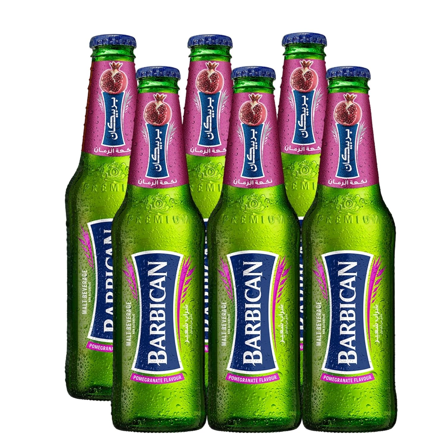 Barbican Non Alcoholic Refreshing Pomegranate Flavour Malt Drink Beer Bottle 330 Ml Pack Of 6 Amazon In Grocery Gourmet Foods