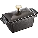 STAUB Terrine Small Rectangular 15cm x 11cm Black