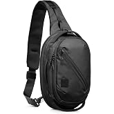 Savior Equipment Obscura Sling Bag Tactical EDC Crossbody Case Pistol Bag, Low-Profile Design Holster Compatible Single Pistol Soft Case with Rapid Access Admin Pocket