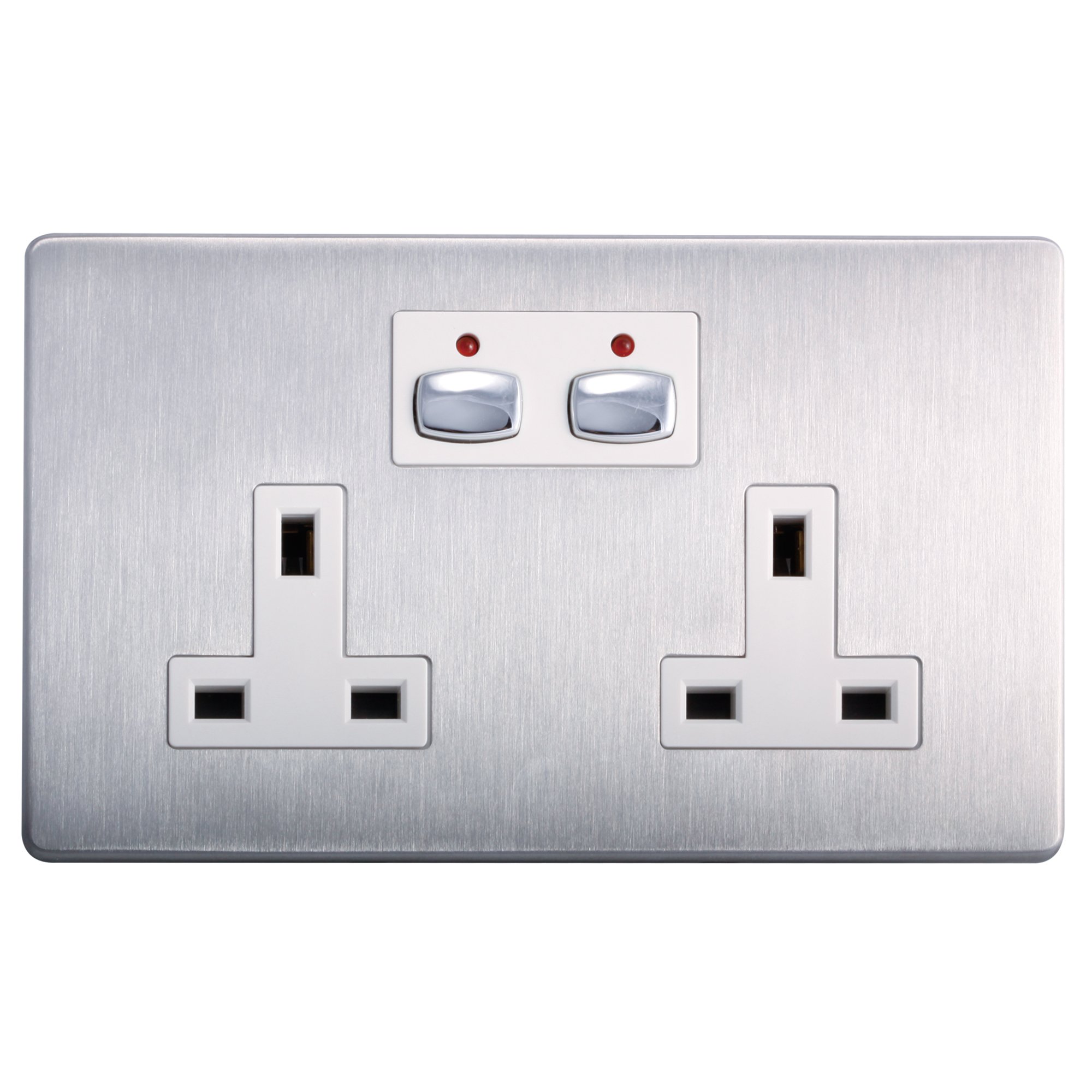Energenie MiHome Smart Double Socket (Steel) - Efficient Control for Your Appliances